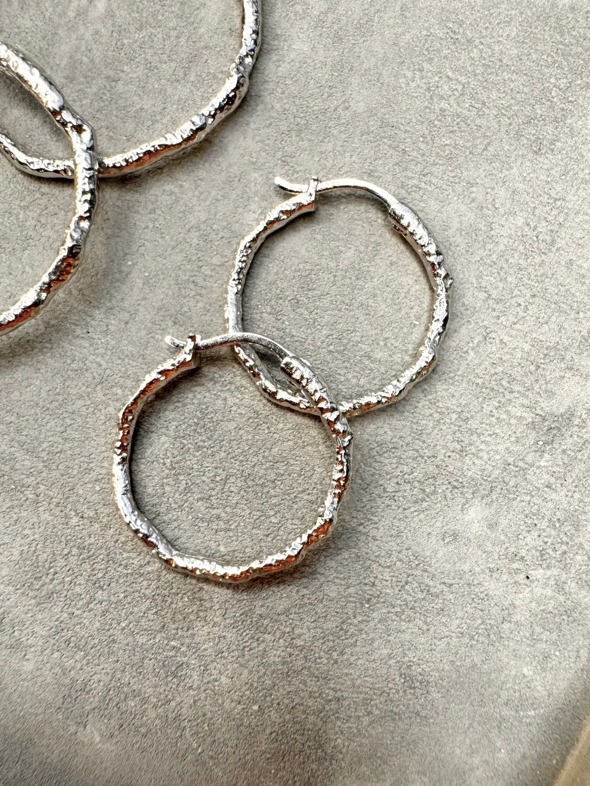 Andcopenhagen Jewelry - Øreringe hoops - 925 sterlingsølv - Sicca small - Billede 2
