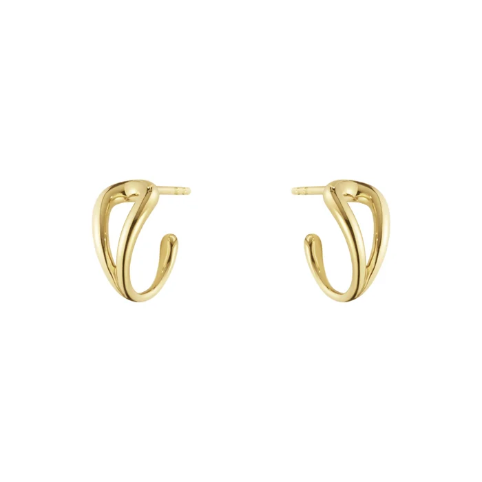 Georg Jensen Mercy Swirl øreringe – Guld
