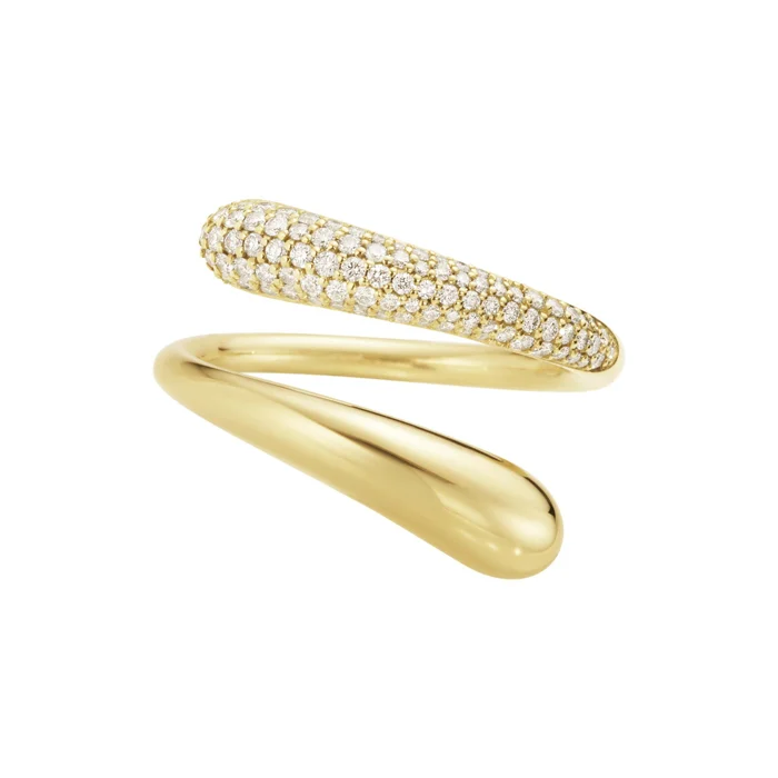 Georg Jensen Mercy Twist ring – Guld – 0,37 ct.