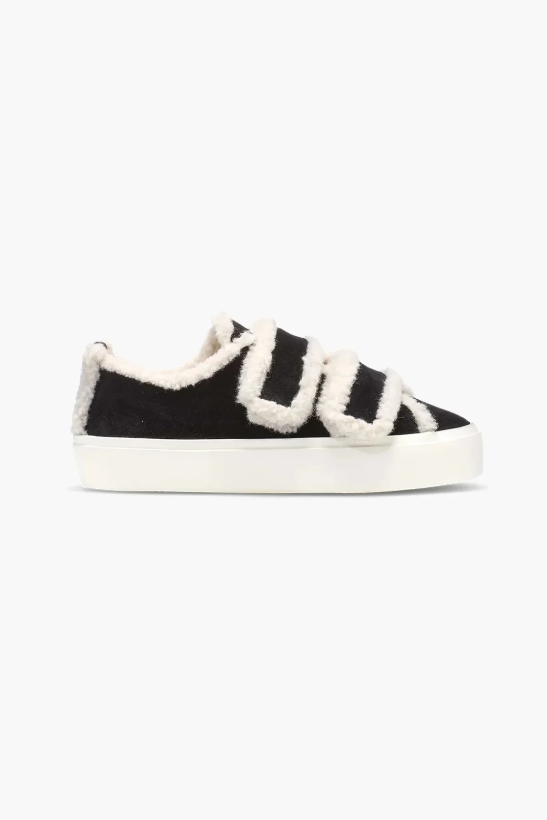 INUIKII - Vintersko - Black - Shearling Low Velcro