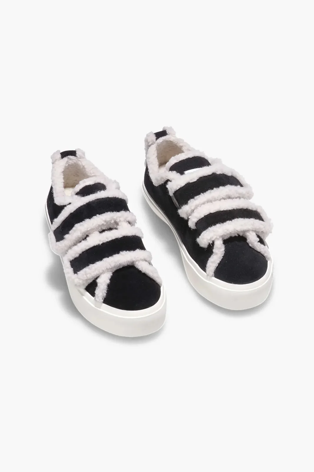 INUIKII - Vintersko - Black - Shearling Low Velcro - Billede 2