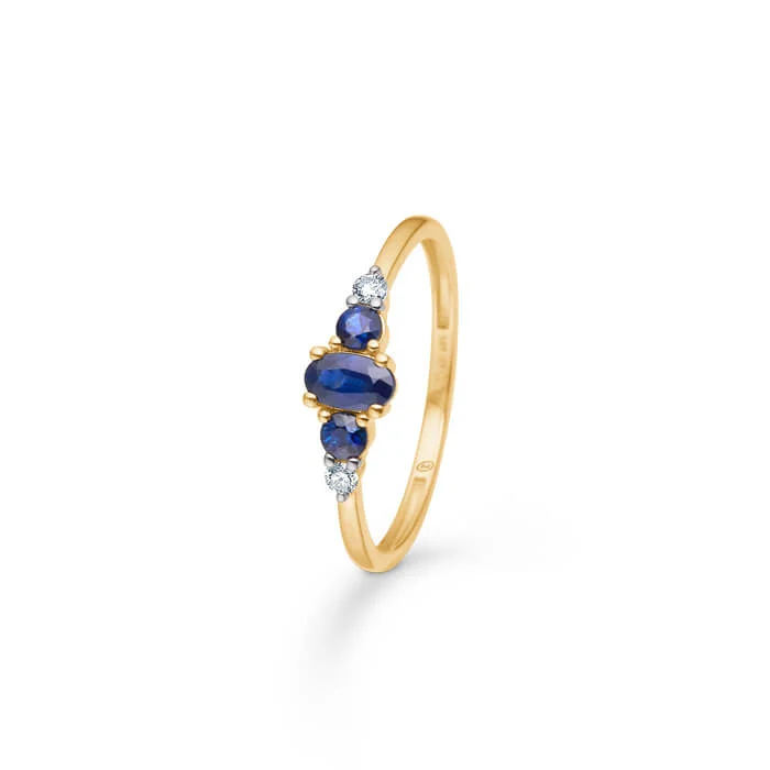 Mads Z Sapphire Love ring – guld – 0,05 ct