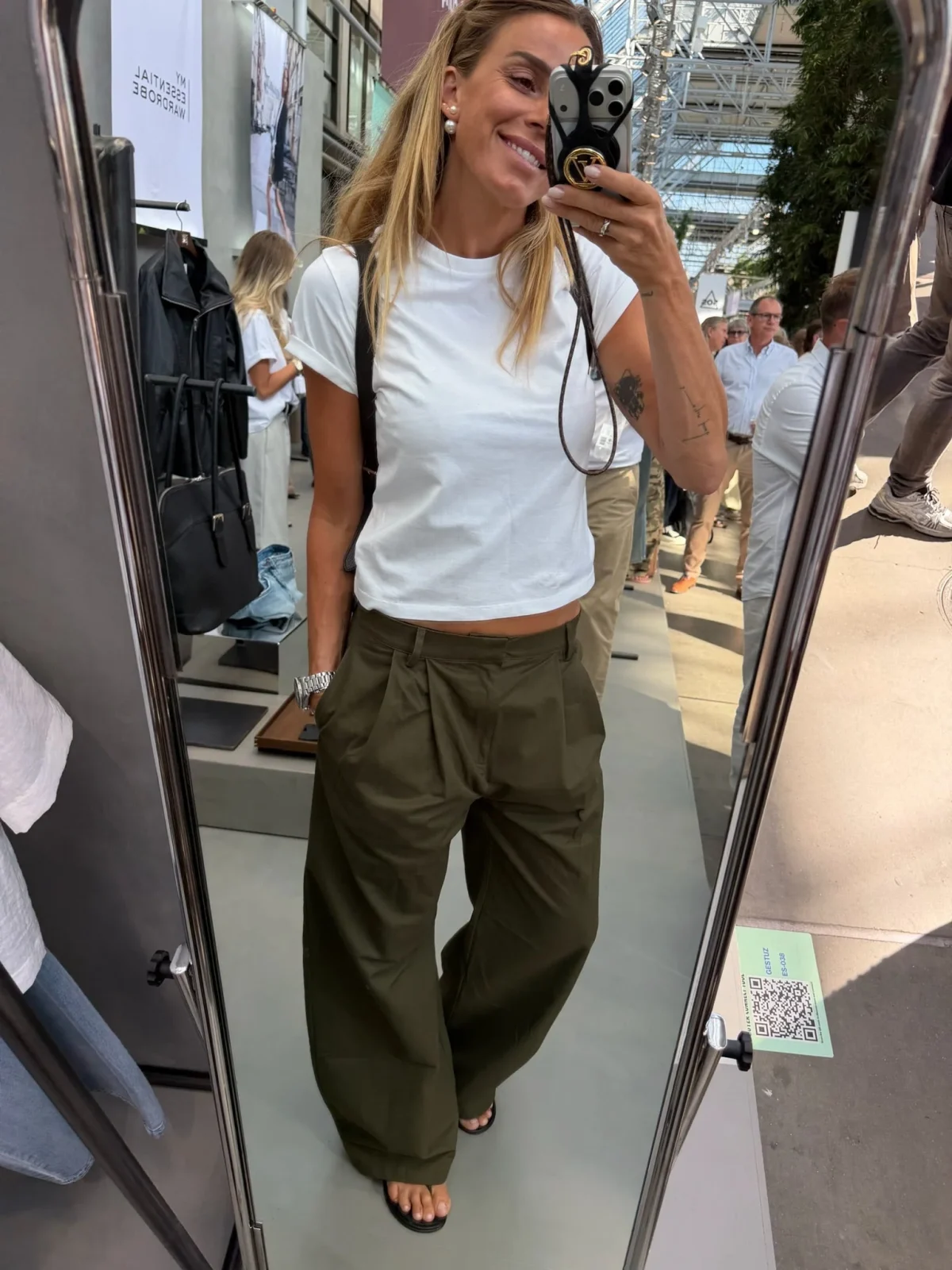 My Essential Wardrobe - Bukser - Olive Night - Gisva - Billede 2
