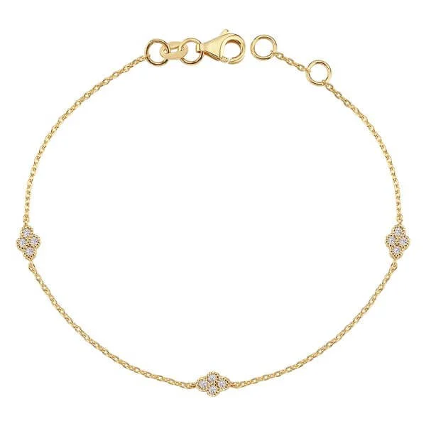 Nuran Athene armbånd – guld – 0,12 ct