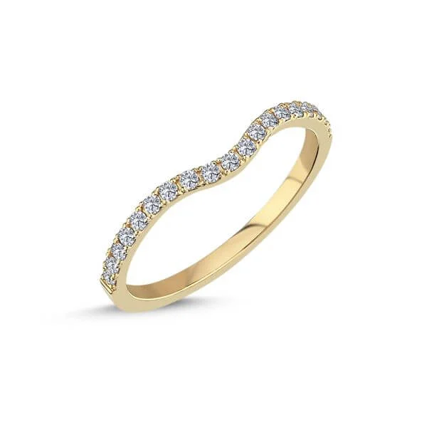 Nuran Combine vielsesring – guld – 0,19 ct