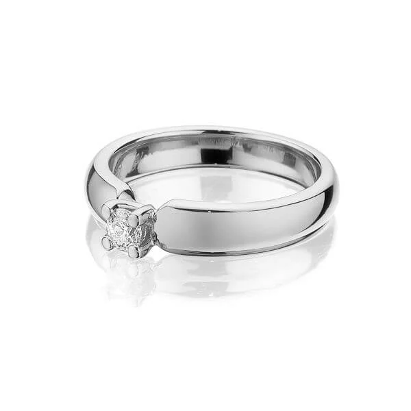 Nuran Copenhagen ring – hvidguld – 0,22 ct