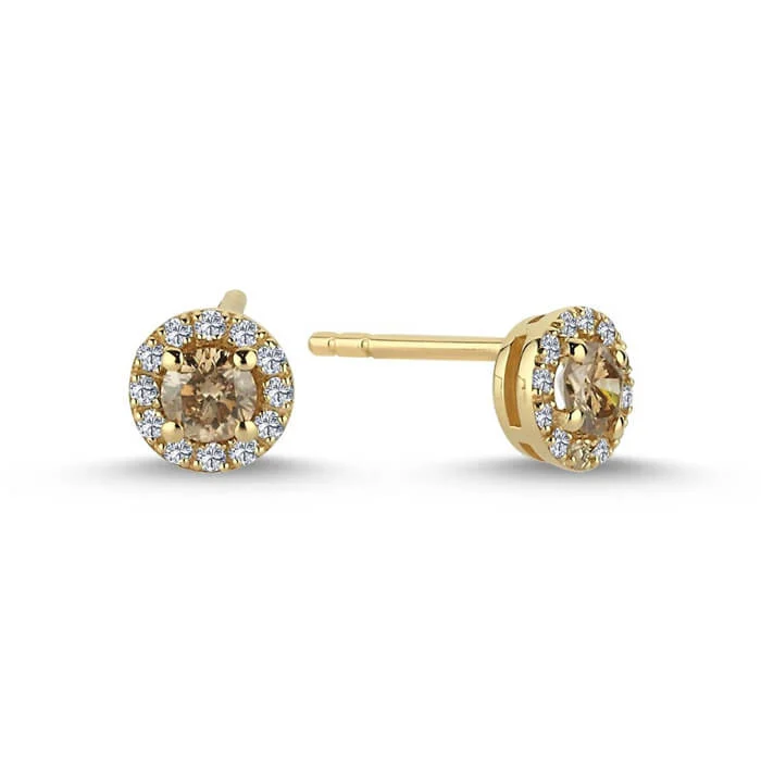 Nuran Cordella ørestikker – guld – 0,42 ct