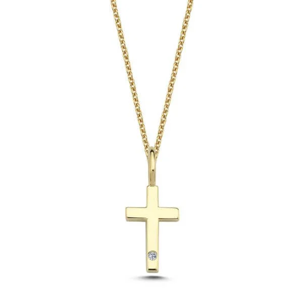 Nuran Kors Vedhæng – guld – 0,005 ct
