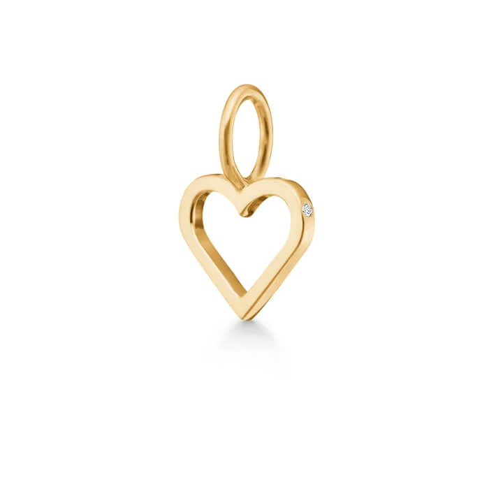 Ro Copenhagen Symbols Open Heart vedhæng – guld