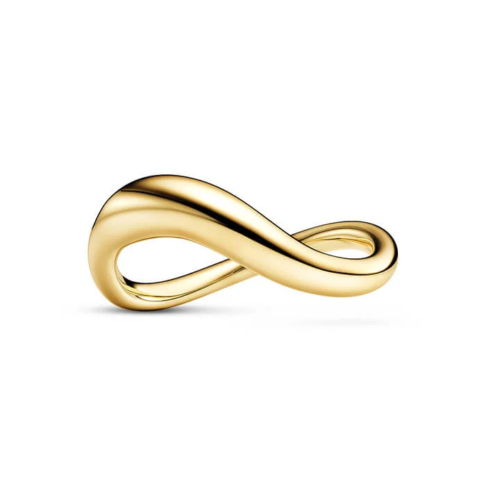 Sif Jakobs Infinito Pianura ring – forgyldt sølv