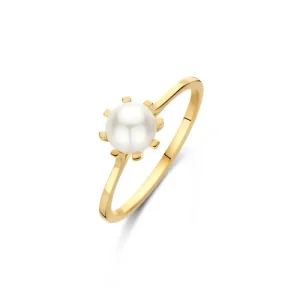 Spirit Icons Emily ring – forgyldt sølv