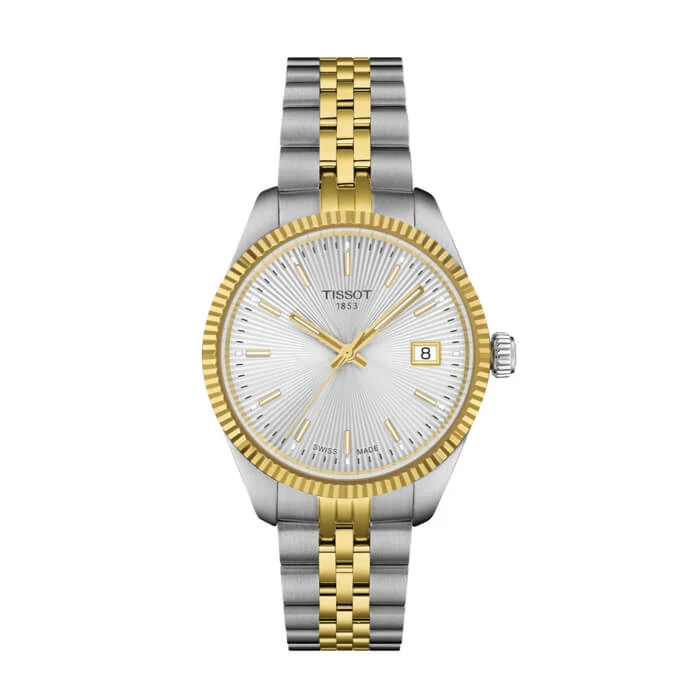 Tissot Ballade – Dameur i bicolor rustfrit stål m. lænke 34mm