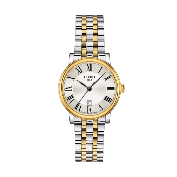 Tissot Carson Premium – Dameur i bicolor stål m. romertal 30mm