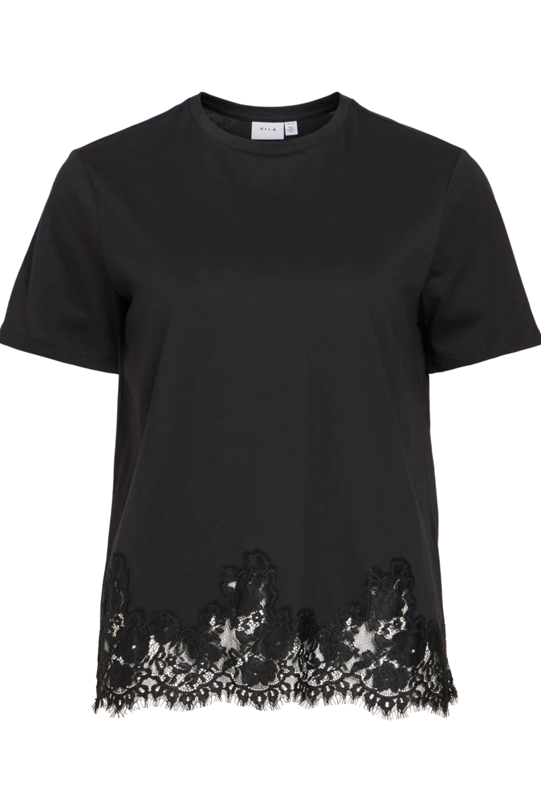 Vila - T-shirt - Black beauty - Viopella